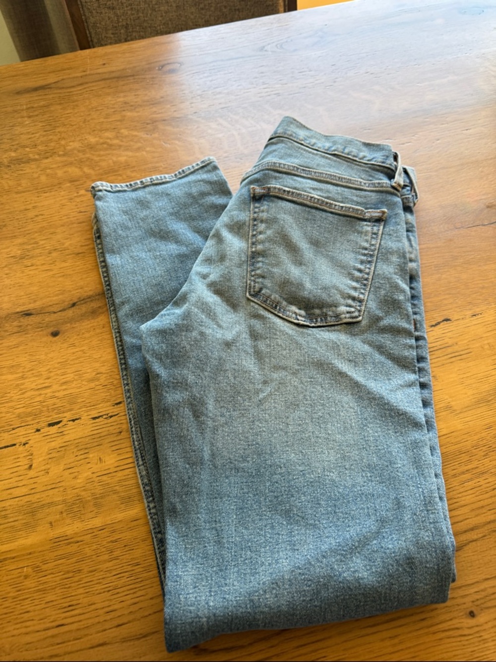 Old Navy womens mid rise boyfriend Straight Light Blue Jeans